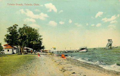 Toledo Beach - Old Post Card From Toledo Beach (newer photo)